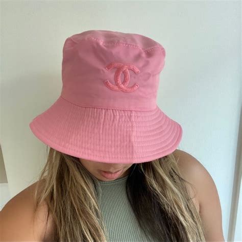 vintage chanel bucket hat|chanel bucket hat denim.